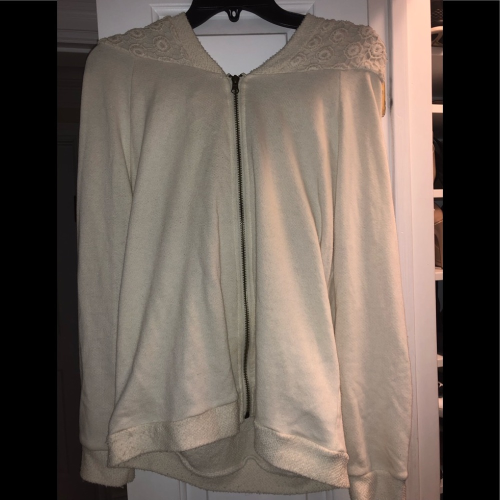 Vintage Havana elbowed patched sweatshirt